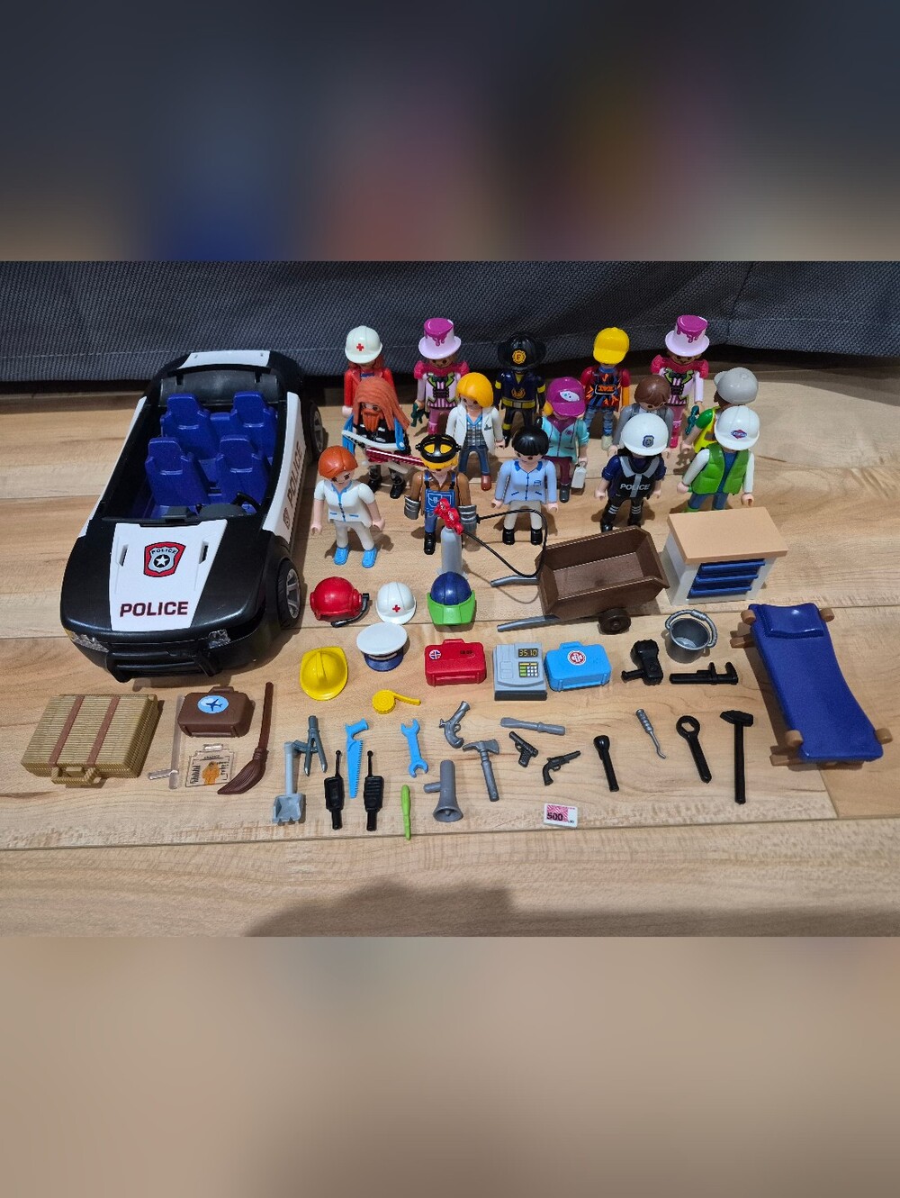 Playmobil careers themed lot, people and accessories